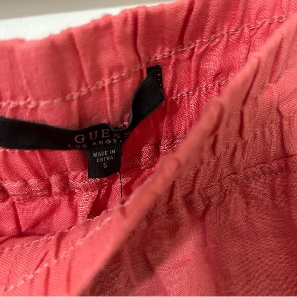 Guess | Coral Wide-Leg Linen Pants | Size Small NWT - Picture 2 of 3